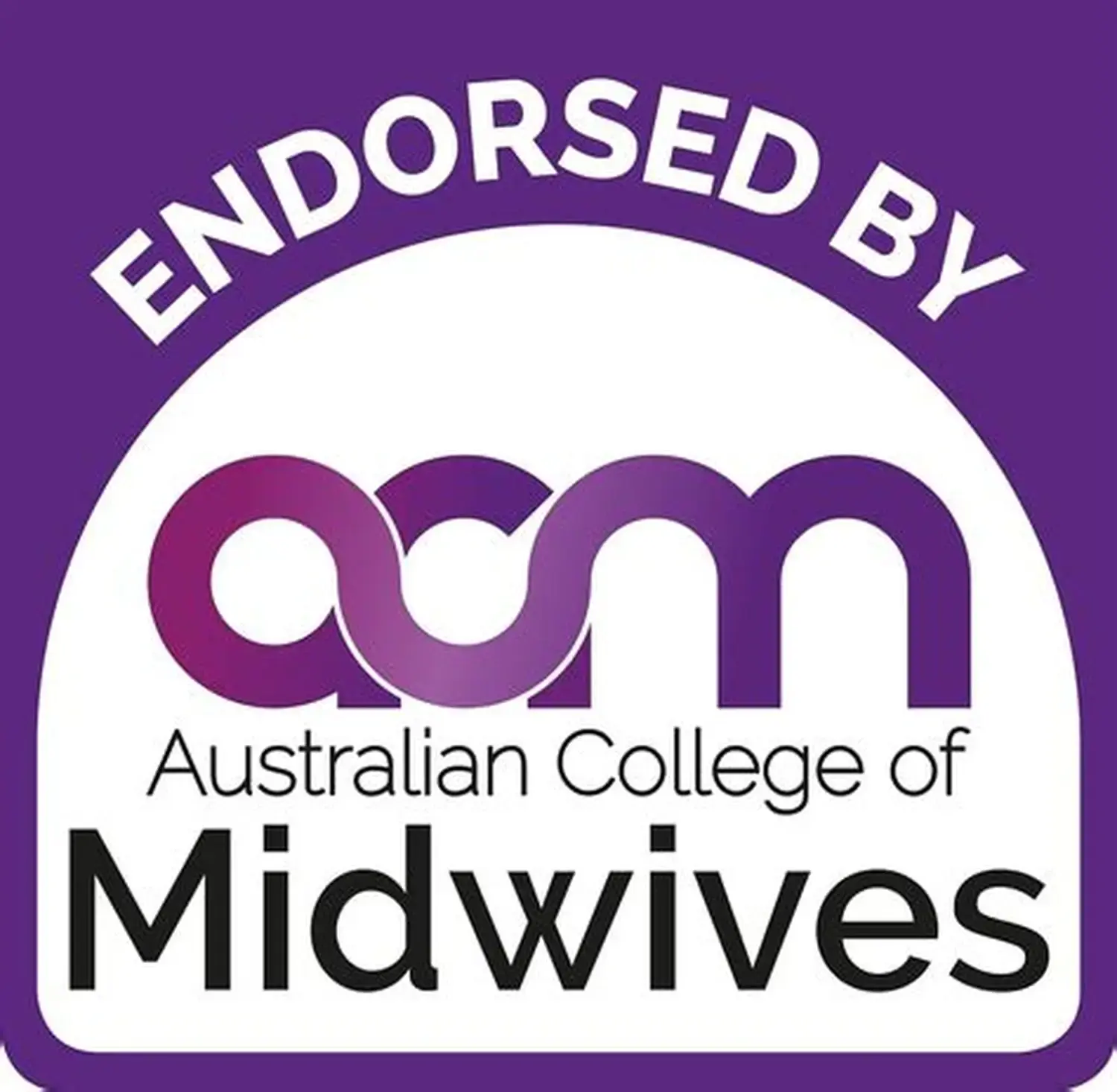 Australian College of Midwives product endorsement graphic